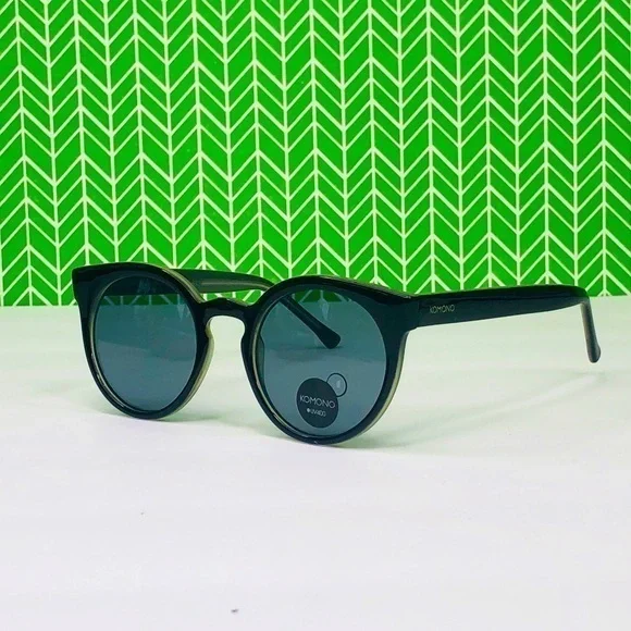 KOMONO Lulu Black Jade Sunglasses NEW cateye - Picture 7 of 11